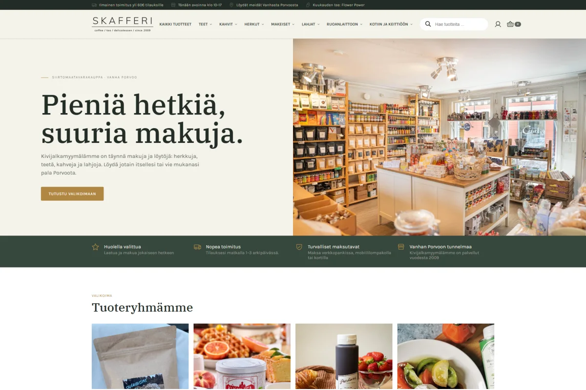 Siirtomaatavaraliike Skafferi