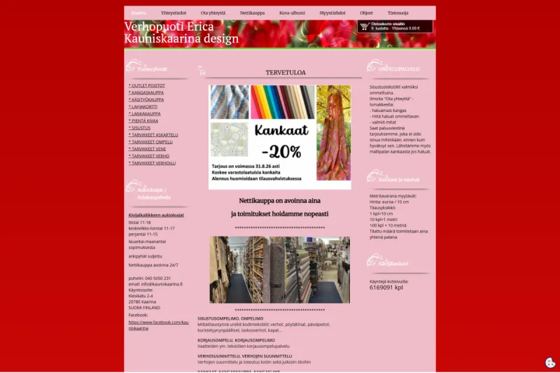 Verhopuoti Erica Kauniskaarina Design