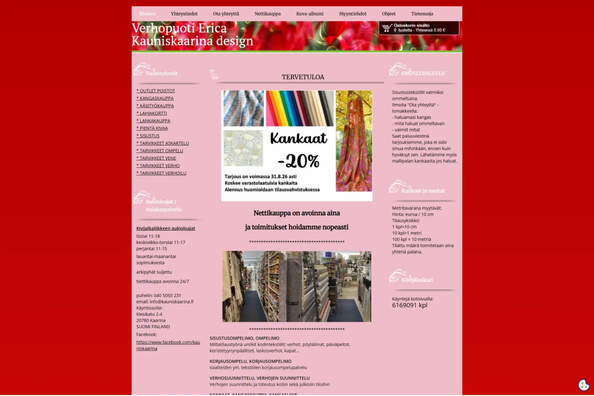 Verhopuoti Erica Kauniskaarina Design